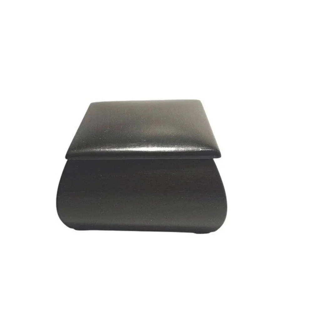 Vintage‎ Ebonized Walnut Wood Trinket Box Keepsake Jewelry Storage Signed